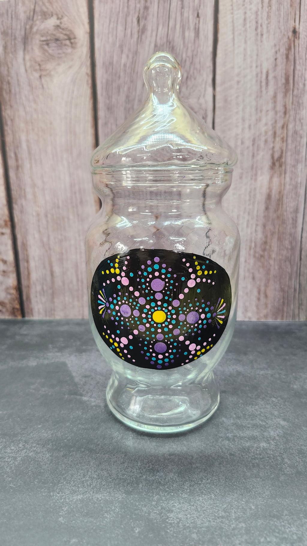 Hand Painted Candy Jar