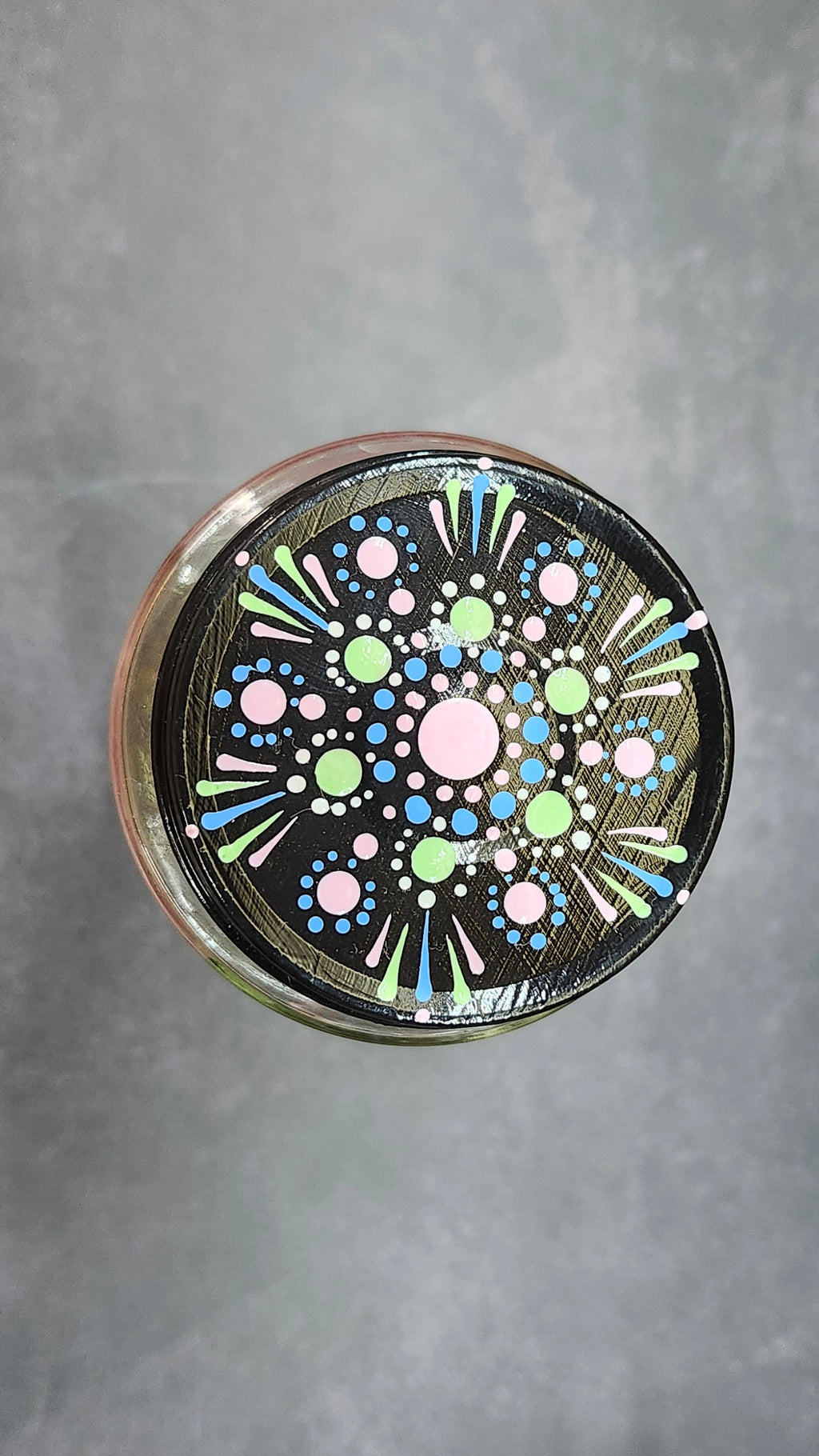 Hand Painted Jar with Heart