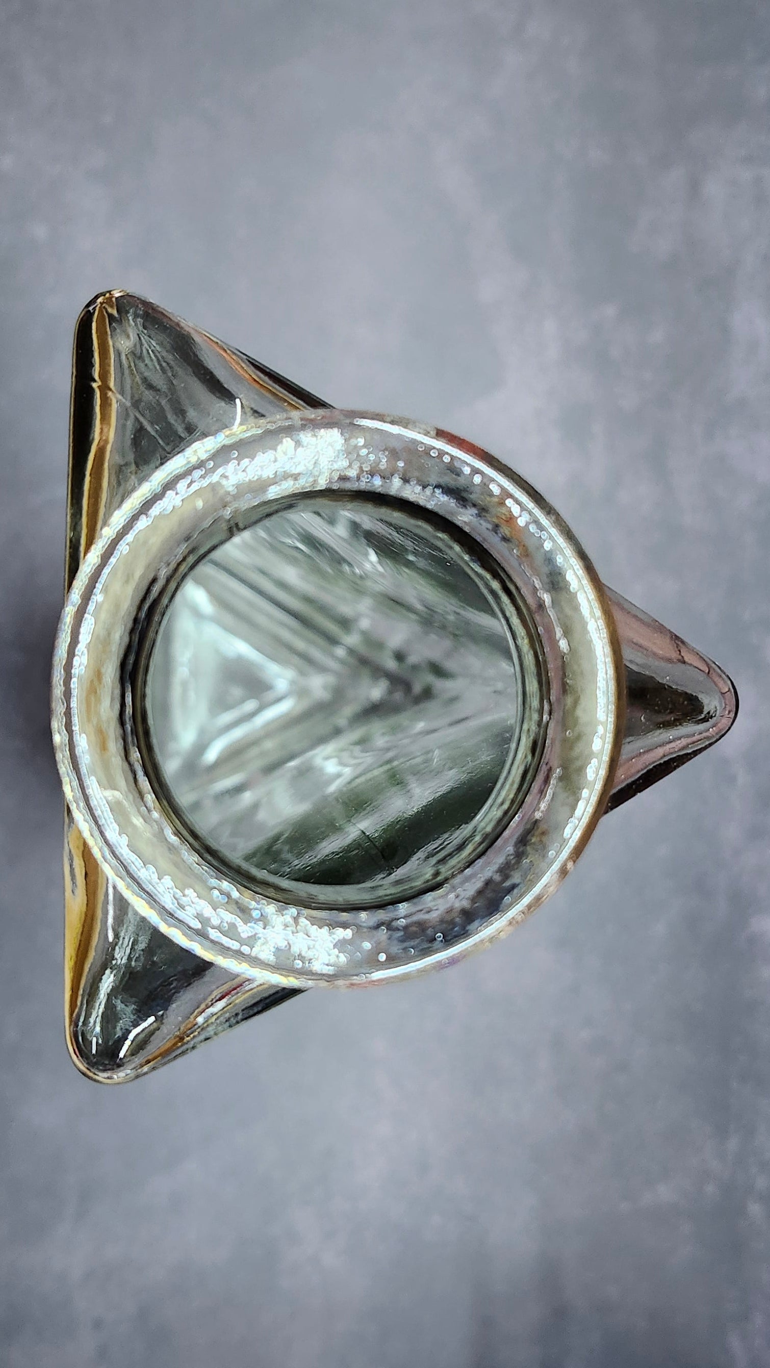 Hand Painted Triangle Vase