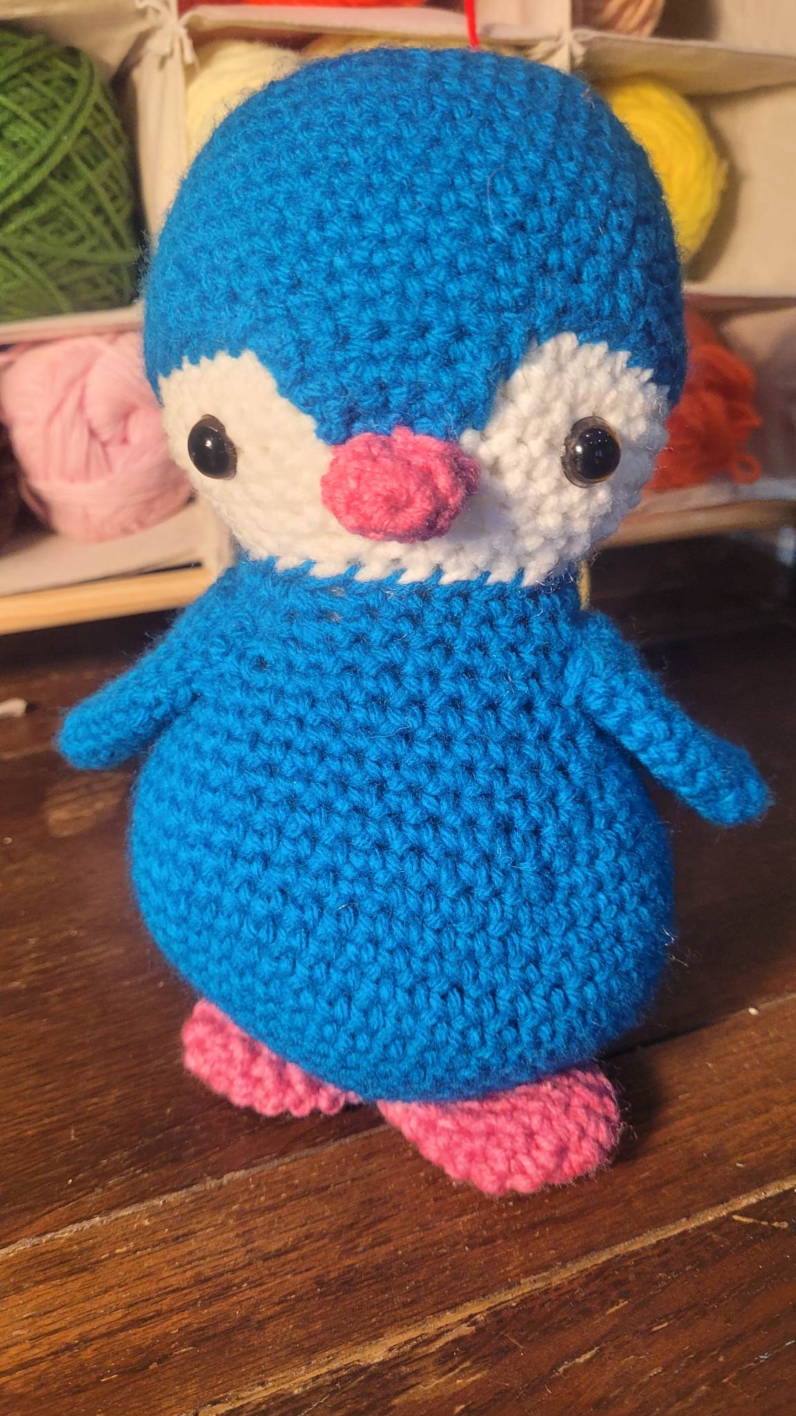 Handmade Penguin - Crocheted Stuffed Toy