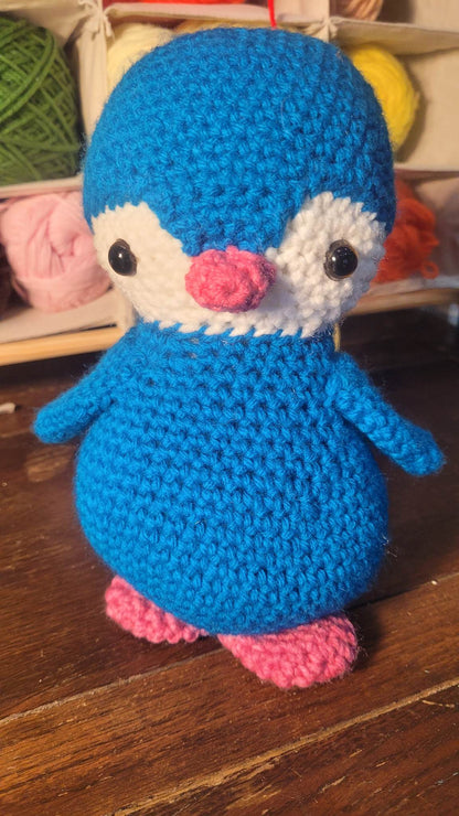 Handmade Penguin - Crocheted Stuffed Toy