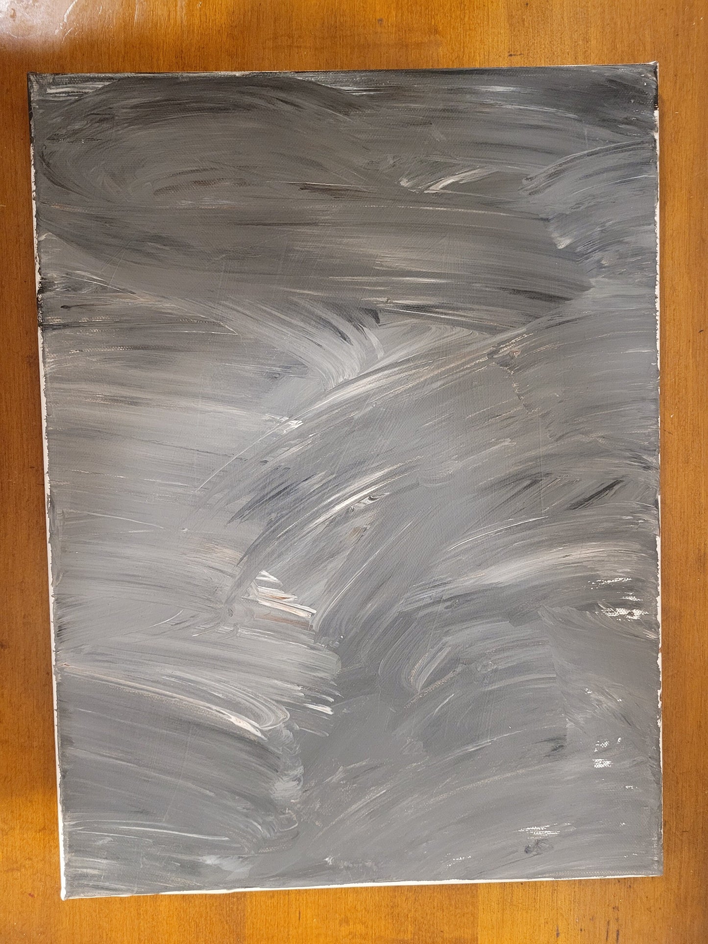 Abstract Gray Painting