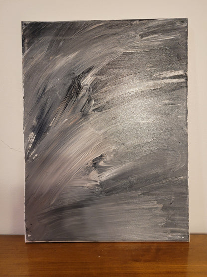 Abstract Gray Painting