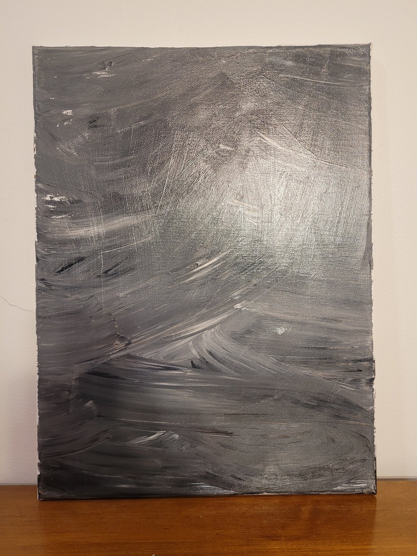 Abstract Gray Painting